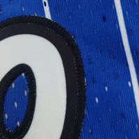 Seragam Basket Poliester Cetak Digital Biru Putih Kustom, Pencetakan Jersey Berkualitas Tinggi, Pakaian Tim Basket Cepat Kering, Kustom