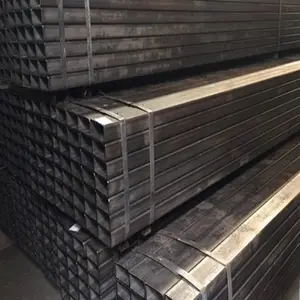 Q235 Square Rectangular Hollow Section Iron Ms Pipe Round Black Welded Steel Pipe Tube Steel Hollow Section From China