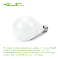 Ampoule LED G45 en gros 5W E14 450Lm 100-265V en plastique recouvert d'aluminium PC DOB à courant constant, approvisionnement en vrac