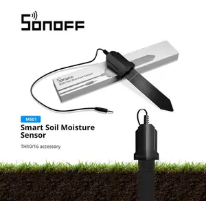 SONOFF-Sensor inteligente MS01 de humedad del suelo, higrómetro de suelo impermeable para casa inteligente, detección de humedad, funciona con SONOFF TH Elite/TH16