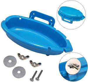 Jaula para loros de doble uso, cuenco colgante para loros, suministros para mascotas, periquito, pájaro, <span class=keywords><strong>bañera</strong></span>, ducha, pájaro, baño de agua o comedero para pájaros - Product Image 5