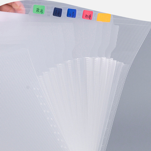 A4 אות גודל ברור pp הרחבת קובץ עם 12 כיסים ו-Snap כפתור סגירה פלסטיק אקורדיון מסמך מארגן - Product Image 5