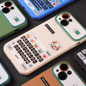 Nuovi prodotti graziosa custodia per telefono con scatola di <span class=keywords><strong>Chat</strong></span> creativa antiurto per iPhone 15 14 13 12 11 Pro Max Cover per cellulare in Silicone - Product Image 4