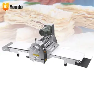 Semi Auto Professional Stand Countertop Portuguese Egg Tart Cake Shortening Pastry Dough Roller Sheeter Make Machine For Bakery