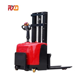 Apilador de palés eléctrico completo, carretilla elevadora para fábrica, 1,5 toneladas, 2000kg, 1,6 m, 3,5 m, 4,5 m, 5m - Product Image 2