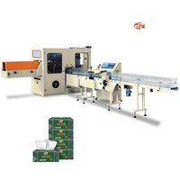 Machine d'emballage de serviettes en papier avec servomoteurs, machine de thermoscellage de serviettes en papier, machine d'emballage de serviettes en papier