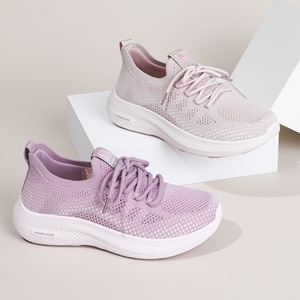 Tênis Femininos Slip-On para Corrida, Respirável, Leve, Confortável, Fashion, Antiderrapante com Superior e Forro em Malha - Product Image 6
