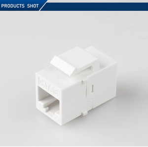 Interface réseau personnalisée Seto Coupleur <span class=keywords><strong>Rj45</strong></span> Module réseau femelle femelle Jack trapézoïdal Cat5e <span class=keywords><strong>Rj45</strong></span> - Product Image 6