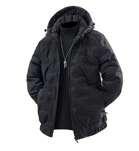 Nueva Chaqueta de Plumón Cálida para Otoño e Invierno, Informal, a la Moda, Versátil, Gruesa y Cálida, con Cierre - Product Image 3