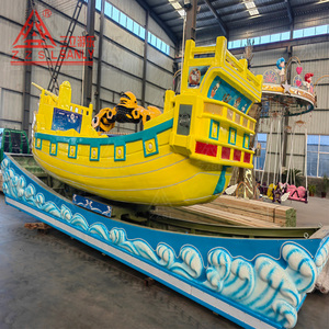 Manèges de parc d'attractions durables en fibre de verre : <span class=keywords><strong>Bateau</strong></span> volant fou et <span class=keywords><strong>Bateau</strong></span> pirate rapide, pour jeux amusants en intérieur et en extérieur - Product Image 4