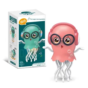Trẻ em điện đồ chơi mới lạ đi bộ nhảy bạch tuộc mực tự động tránh chướng ngại vật ánh sáng âm nhạc Cảm biến Bò - Product Image 6