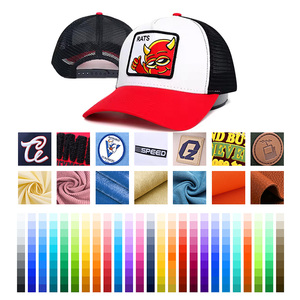 Gorra Trucker de Malla de 5 Paneles Azul Claro de Verano, Fabricada por BSCI, Gorras Trucker de Alta Calidad con Espuma y Cuerda, con Logotipo Bordado en 3D - Product Image 5
