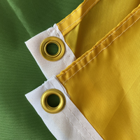 Drapeau du Sri Lanka en polyester 100D, bannière sri-lankaise avec deux œillets métalliques, couleurs vives, 3' x 5' pieds - 150x90 CM