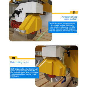 Macchina da Taglio per Pietra a 4 Assi CNC con Lama a Ponte, PLC e Motore, Telaio Rinforzato e Tecnologia a Getto d'Acqua per Granito - Product Image 5