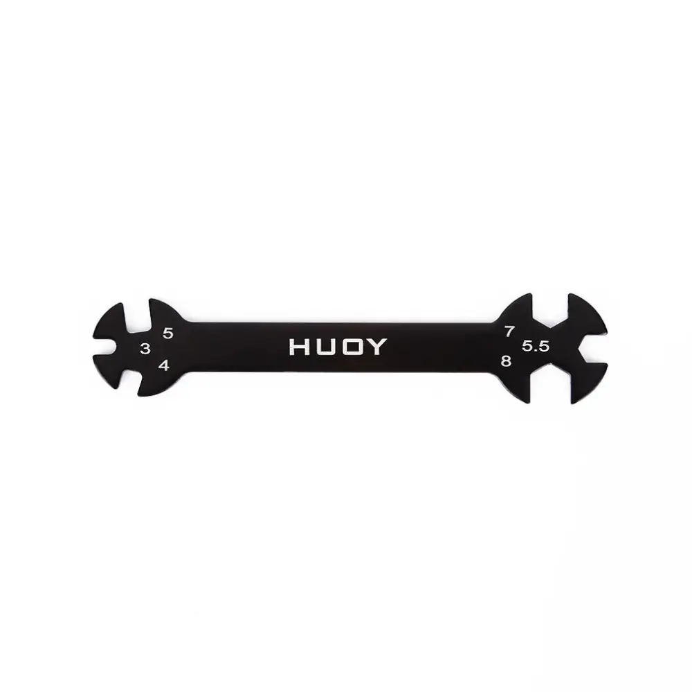 6 In 1 Rc Hudy Speciale Tool Wrench 3/4/5/5.5/7/8Mm Voor Spanschroeven & Noten Auto Rc Model Moer Schroef Rc Auto