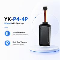 Rastreador GPS con Cable de 4 Hilos, GSM/GPRS/LBS, Rastreo de Vehículos en Tiempo Real, Resistente al Agua, Visualización en PC, Cerca Electrónica, Alarma de Vibración