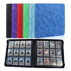Álbum JVD <span class=keywords><strong>de</strong></span> Carga Lateral con 12 Bolsillos, Premium, <span class=keywords><strong>de</strong></span> PU, Cosido, para 336 Tarjetas, Organizador <span class=keywords><strong>de</strong></span> Tarjetas Coleccionables Deportivas y TCG - Product Image 1