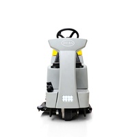 Nouvelle conception 2024, machine à laver automatique de sols en carrelage électrique commerciale T7, laveuse industrielle avec double brosse à vendre