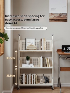 Libreria mobile di lusso <span class=keywords><strong>in</strong></span> <span class=keywords><strong>ferro</strong></span> per angolo camera da letto, piccola libreria per bambini con spazio per libri illustrati - Product Image 3