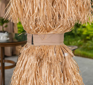 Moderner Balinesischer Outdoor-Tisch Sonnenschutz Künstlicher Rasen Strand Garten-Schirm für Garten Park Hotel - Product Image 6