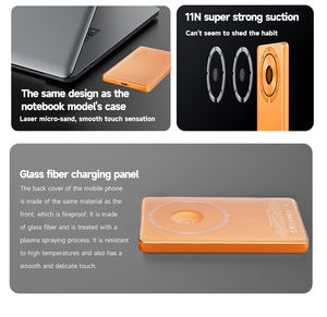 Chargeur sans fil rapide F21 20W avec batterie au lithium 18650, ultra fin 7,5 mm, affichage LED magnétique, batterie externe sans fil - Product Image 6