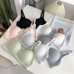 Maßgeschneiderter Baumwoll-BH für Mädchen, dünn, weich, für die Entwicklungsphase, verstellbar, bequem, für Schülerinnen, kleiner BH - Product Image 1