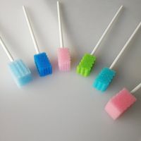 MUNKCARE Bâtonnet de nettoyage buccal jetable multicolore pour l'entraînement sensoriel des enfants autistes et atteints de Down, bâtonnet éponge pour la rééducation de la parole