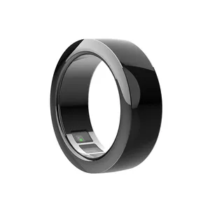 最新智能戒指黑色防水nfc智能戒指安卓功能情侣不锈钢饰品