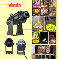 NEBULA 150W 200W 300W LED sin zoom al aire libre IP67 publicidad imagen única LOGO Gobo proyector