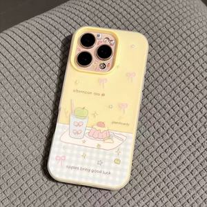Primavera y verano Bow <span class=keywords><strong>Cake</strong></span> para Lphone16 Promax Phone CASE para Lphone15 Jelly CASE para Lphone14 Full Cover Soft 13 - Product Image 5