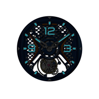 Relojes Mecánicos de Pulsera para Hombre, Diseño Cuadrado Transparente, con Tourbillon, Esqueleto, Luminosos e Impermeables, OEM/ODM, Nuevo Diseño de Moda