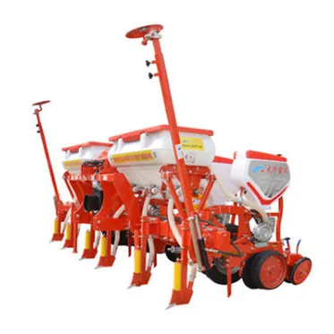 Çin best seller pnömatik otomatik 4 satır mısır tohum eker ekme makinesi yüksek hassasiyetli tohumlama makinesi için gübreleme ve trenchin