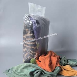 Paños Absorbentes de Algodón de Primera Calidad, 10 kg, para Uso Industrial, Paños de Felpa Reciclados de Colores, Paños de Limpieza Tipo Sudadera - Product Image 1