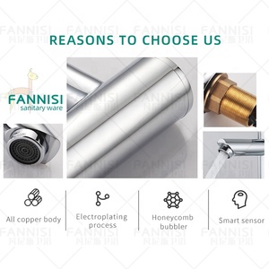 Бортике Автоматический Бесконтактный кран горячей и холодной воды и ручной датчик кран для wc коммерческого общественного туалета - Product Image 6