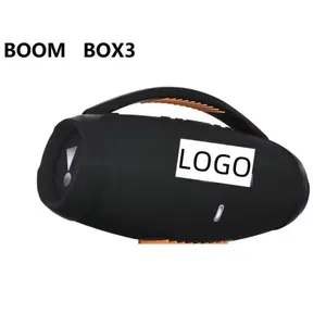 Boombox 3-taşınabilir Bluetoothspeaker güçlü ses ve hoparlör için korkunç bas saat çalma süresi Powerbank Partyboost