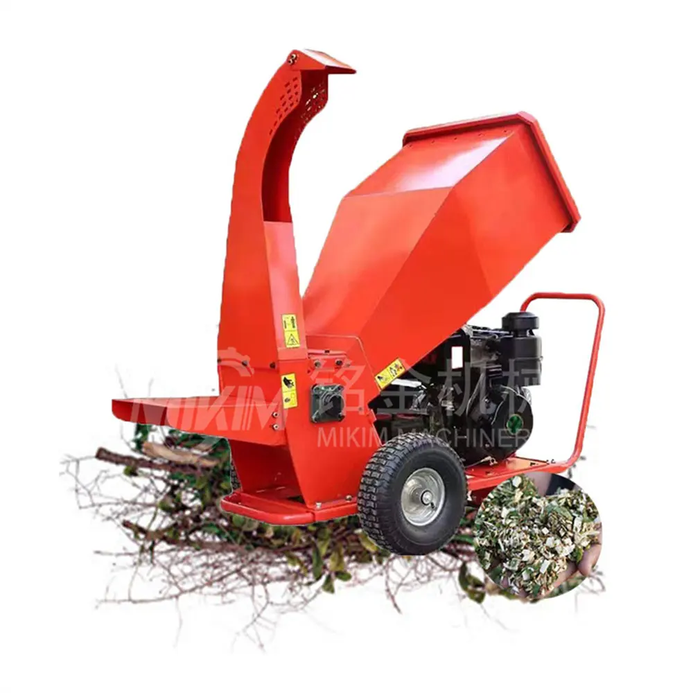 Boomtakken Gras Stro Tuin Buiten Deur Hout Pallet Shredder Machine Afval Hout Log Chipper Crusher Shredder Machine