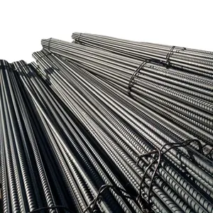 Harga murah 6mm 9mm 13mm 15mm BS4449 460b 500b 500c Hot Rolled Ribbed Bar/batang deformasi/Rebar untuk konstruksi