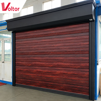 Ticari Alüminyum Sarmal Kapı Elektrikli Motorlu İzoleli PU Köpük Panjurlu Garaj Depo OEM Fabrika Direkt Satış