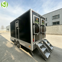 Remorque WC Mobile Intérieure Goeasy avec Miroir, Toilettes Portables Extérieures, Conception Hygiénique Facile à Nettoyer