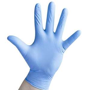 Extra Durable 6Mil Black Nitrile <b>Disposable</b> <b>Gloves</b> Powder Free Anti-slip Allergy Free Gathered Cuff Textured Fingertips General - Product Image 5