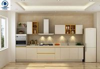 Offre Spéciale : Meubles de Cuisine Modernes Classiques, Armoires en MDF Personnalisées avec Portes Laquées pour Meubles d'Angle de Cuisine