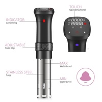 1100W Sous Vide Circulator Digital Immersion Heater Pengatur Suhu Presisi dengan Timer Tahan Air dari Baja Tahan Karat untuk Memasak