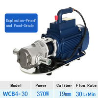 Pompe à engrenages industrielle antidéflagrante de qualité alimentaire QY 0,5 CV 30L/Min 220V/380V Fonctionnement silencieux Traitement efficace des aliments/produits chimiques