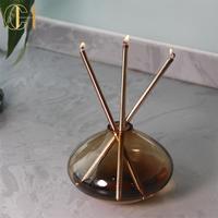 C&H Wholesale Bougie liquide éternelle sans fumée, écologique, en verre, sans fond, avec trois mèches métalliques, pour la décoration intérieure