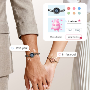 Nuevas pulseras Bluetooth <span class=keywords><strong>TOTWOO</strong></span> Mountain Sea con vibración y luz, para parejas a distancia. - Product Image 5