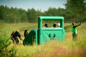 Campo de búnker de tiro inflable campo de tiro con arco interior búnker inflable Pared de aire de PVC Arena de <span class=keywords><strong>etiqueta</strong></span> láser inflable - Product Image 4