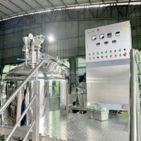 Machine émulsifiante sous vide d'homogénéisateur de sauce mayonnaise 1000L homogénéisant le fromage crème corporelle cosmétique faisant la Machine