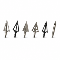 Pointes de flèches de chasse en acier trempé moulé par injection de métal, pointes de flèches en métallurgie des poudres pour la chasse