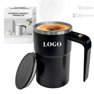 เครื่องปั่นกาแฟไฟฟ้าขนาดเล็กแบบพกพา สแตนเลส 3 in 1 พร้อมแก้วเก็บความร้อนแบบคนเองได้ ขายส่ง - Product Image 1