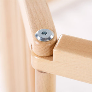 <span class=keywords><strong>Parc</strong></span> pour <span class=keywords><strong>bébé</strong></span> <span class=keywords><strong>pliable</strong></span> en <span class=keywords><strong>bois</strong></span>, barrière de sécurité réglable, design moderne pour la maison, l'école, le <span class=keywords><strong>parc</strong></span>, la salle à manger, pour bébés et tout-petits - Product Image 5